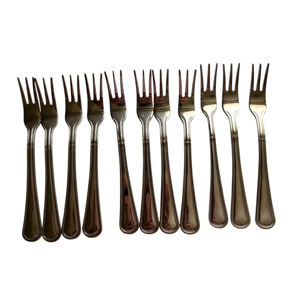 Adcraft Avalon 18/817 Stainless Steel Oyster Forks Set Of 11